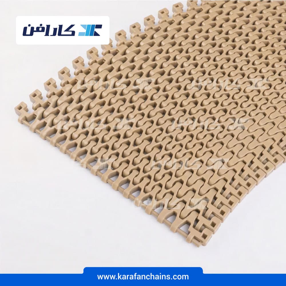 تسمه مدولار اسپیرال (چرخشی) گام ۱ اینچ جدید با شعاع گردش پایین ضد سایش