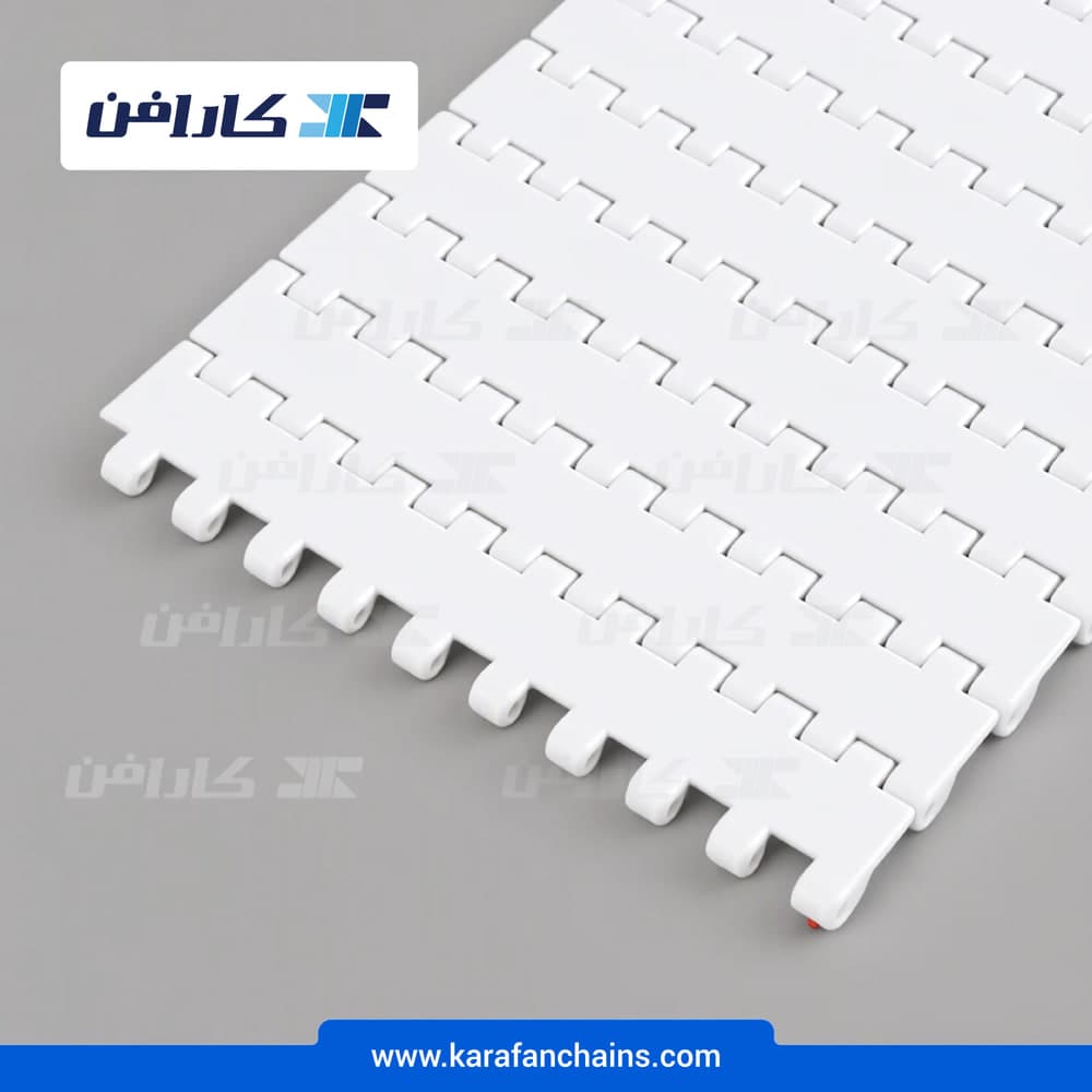 تسمه مدولار حرکت مستقیم گام ۱ اینچ ضد اسید قابلیت تمیز شوندگی بالا بدون گذر (فلت)