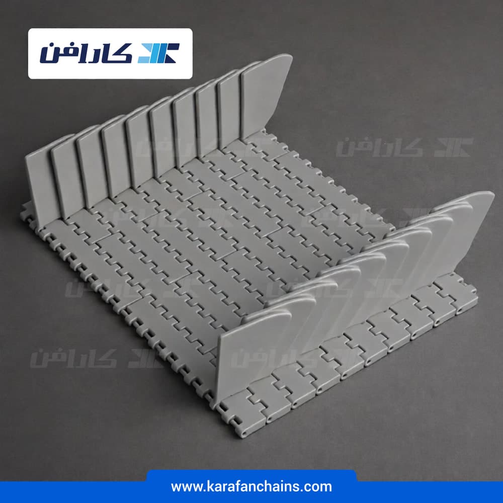 تسمه مدولار حرکت مستقیم گام ۱ اینچ قدیمی ضد سایش بدون گذر (فلت) با دیواره