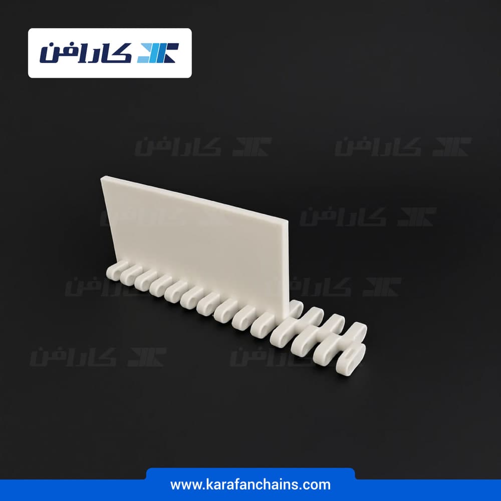 پلیت تیغه دار گام ۱ اینچ عرض ۸.۵ سانتی متر ارتفاع ۵ سانتی متر گذر ۴۰٪ بغل باز
