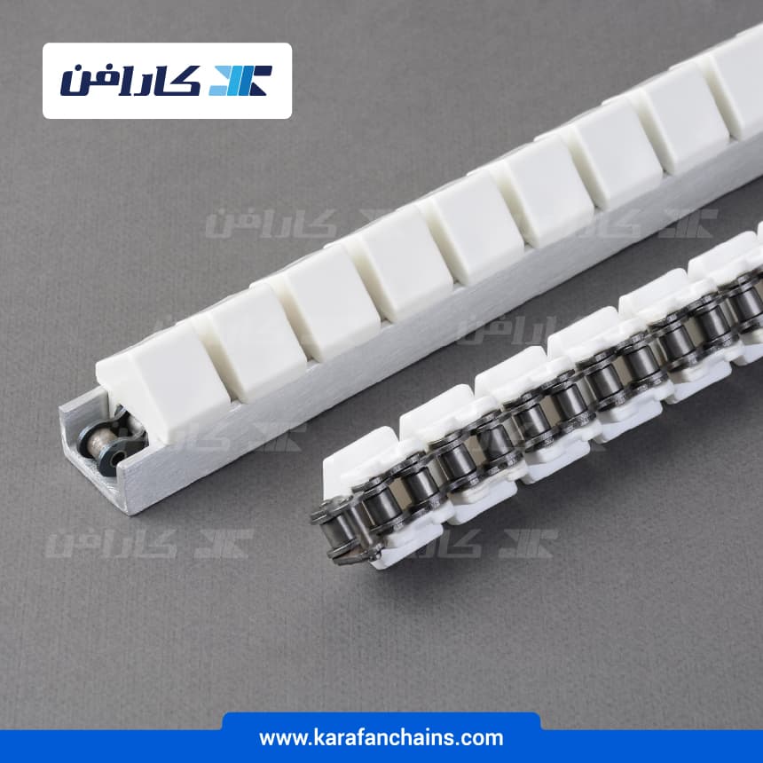 زنجیر کریر (حماله) حرکت مستقیم گام ۰.۵ اینچ درجه بندی زنجیر فولادی