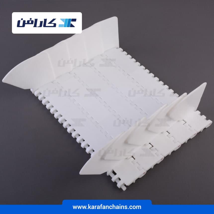 تسمه مدولار حرکت مستقیم گام ۲ اینچ قابلیت تمیز شوندگی بالا سنگین کار بدون گذر (فلت) با دیواره